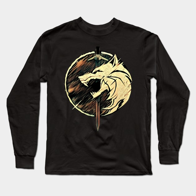 The School of the Wolf - Fantasy Long Sleeve T-Shirt by Fenay-Designs